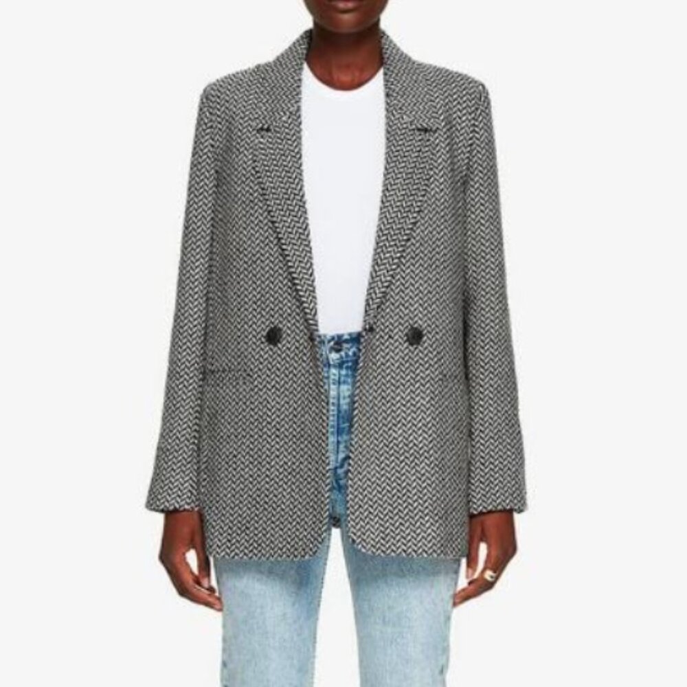 Anine Bing Fishbone Blazer in XS/TP